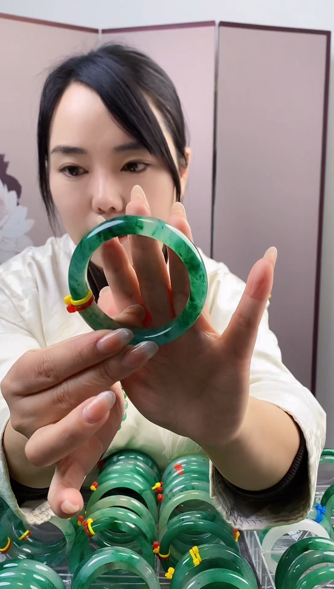 【闪购商品】石英质玉手镯未镶嵌2