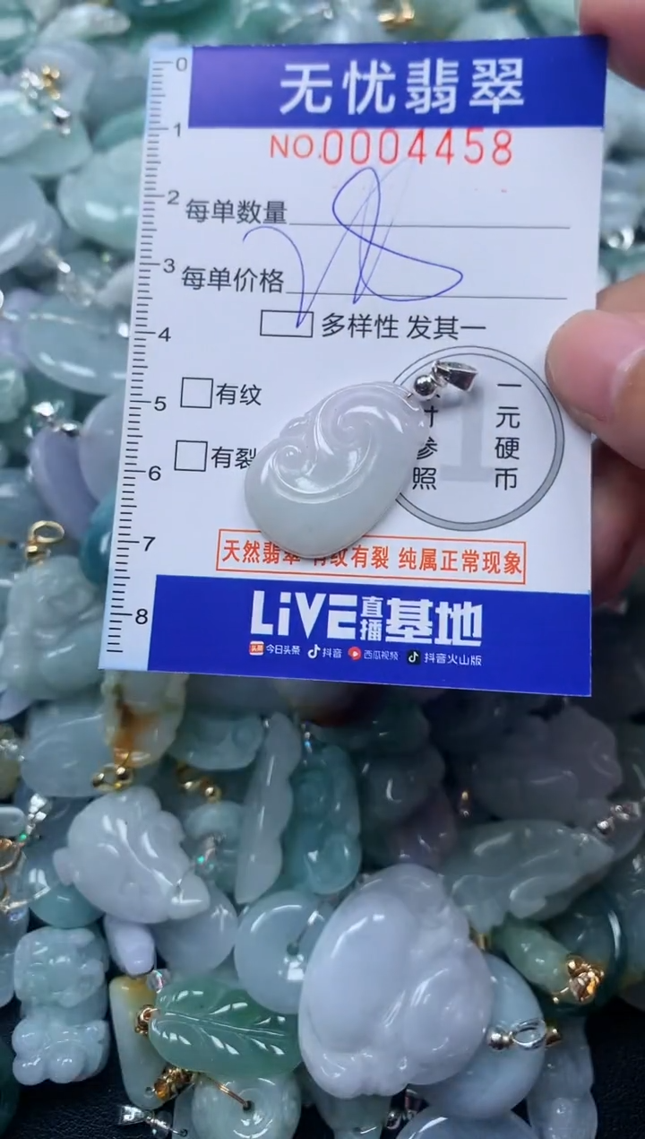 颈饰未镶嵌翡翠4458