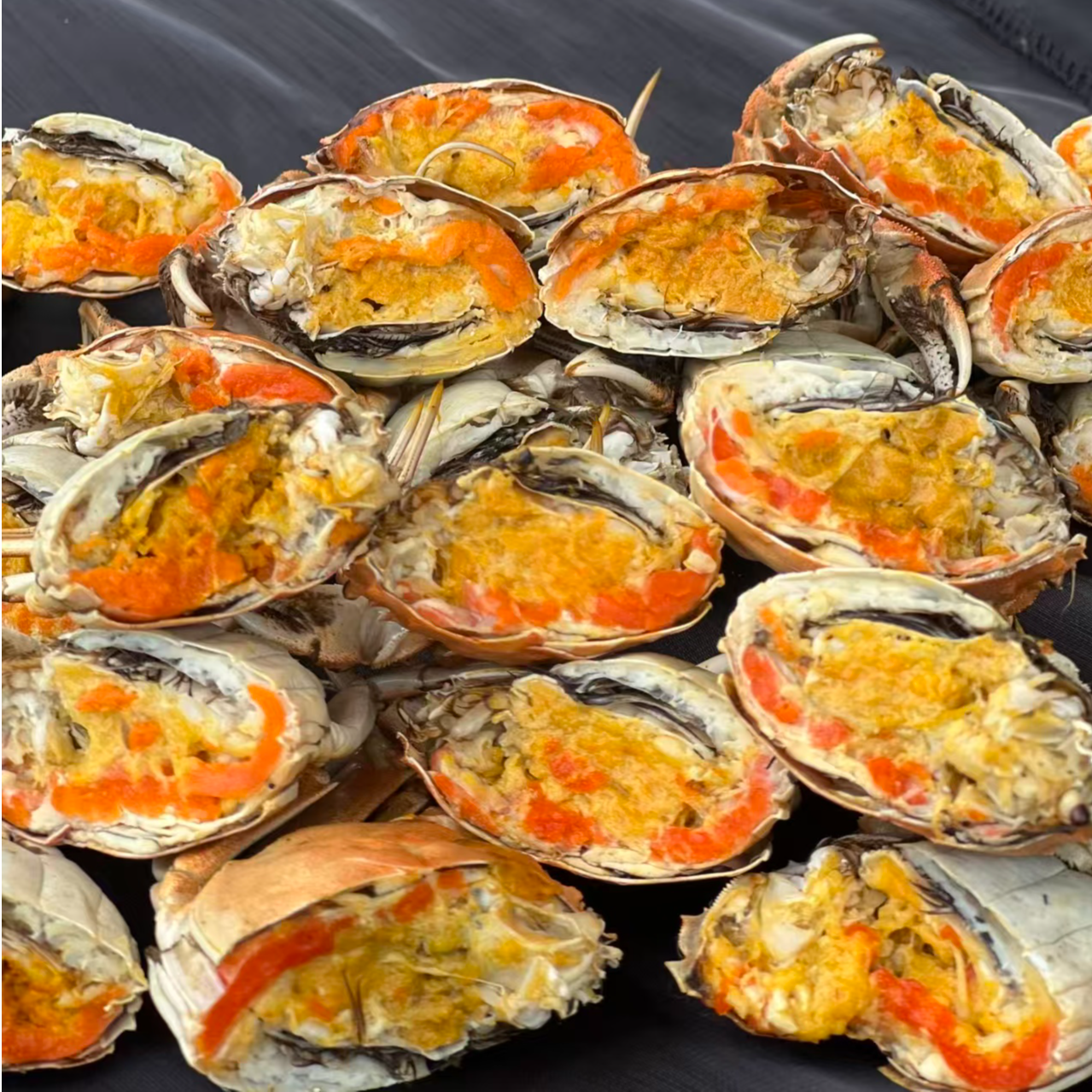 活蟹（七里海河蟹）公母混 1-0.8两 二斤23只左右 京东包邮