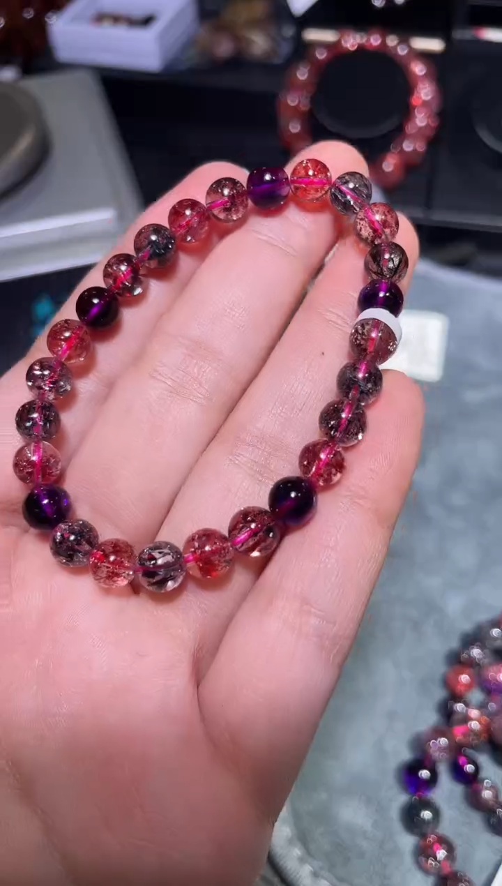 【闪购商品】水晶手链未镶嵌超七单圈A7（多样性发其一）