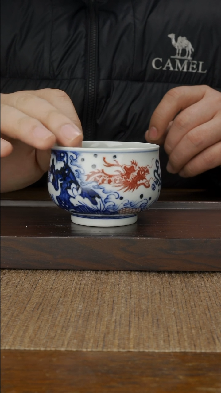 【闪购商品】摆件景德镇手工手绘茶具大器宛成