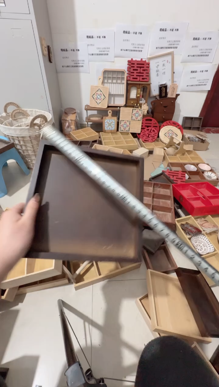 竹木正方形托盘微瑕拍下不退不换