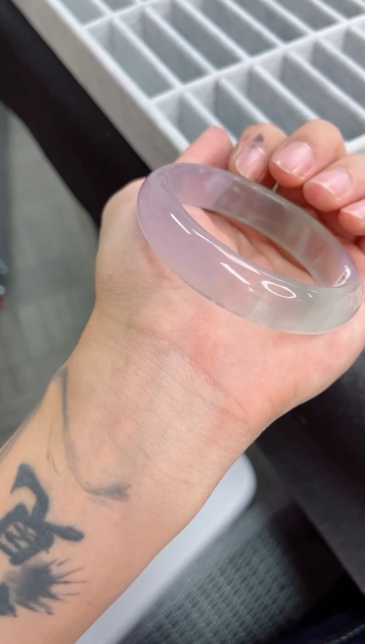 萤石未镶嵌手镯59圈口