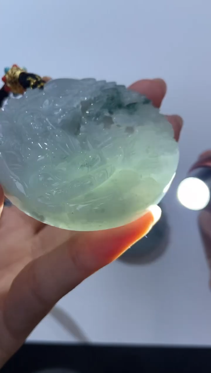 颈饰未镶嵌翡翠x****0374264/翡翠龙牌    多样性一件发