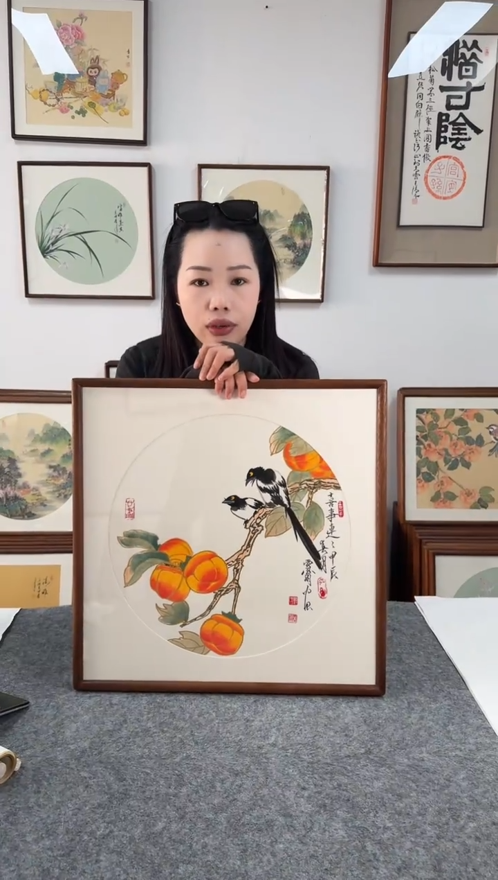 书法xw13-53*53绘画手绘同款