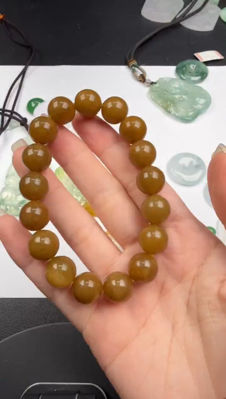 未镶嵌手串翡翠-202翡翠饰品