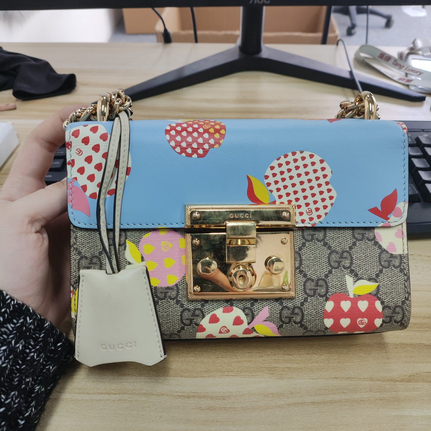 95新 GUCCI/古驰 月光宝盒 单肩包/T10161235