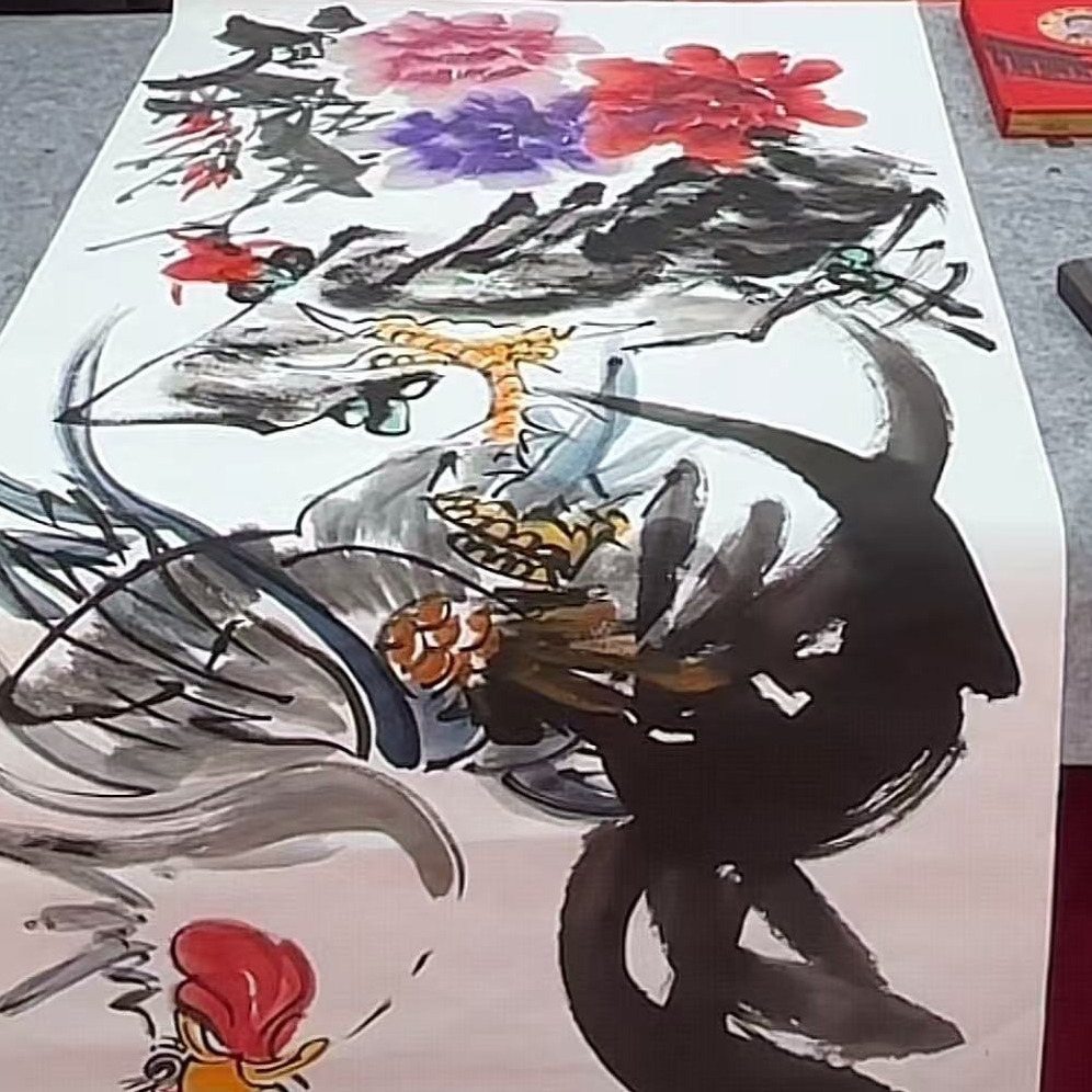 23橱窗展示/藏雅文化/徐文清老师/宣纸国画/带证书授权