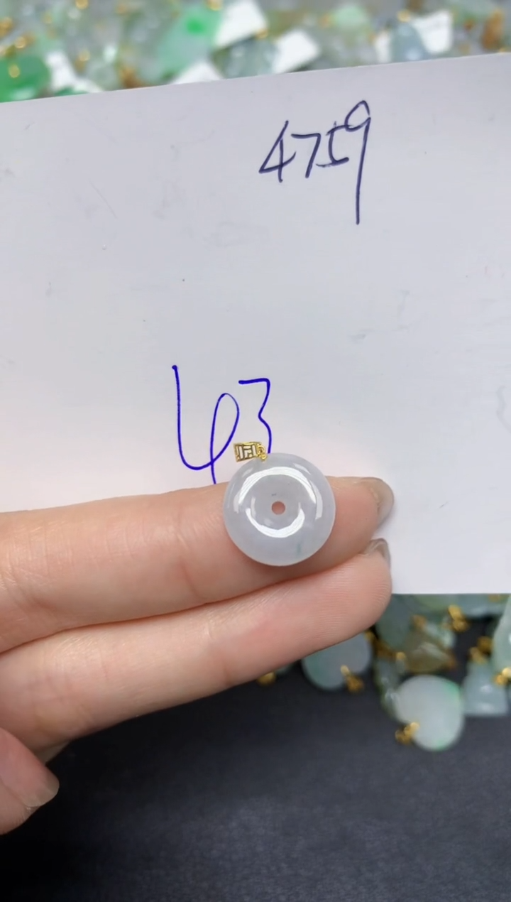 【闪购商品】翡翠颈饰18K金镶嵌天然翡翠A货