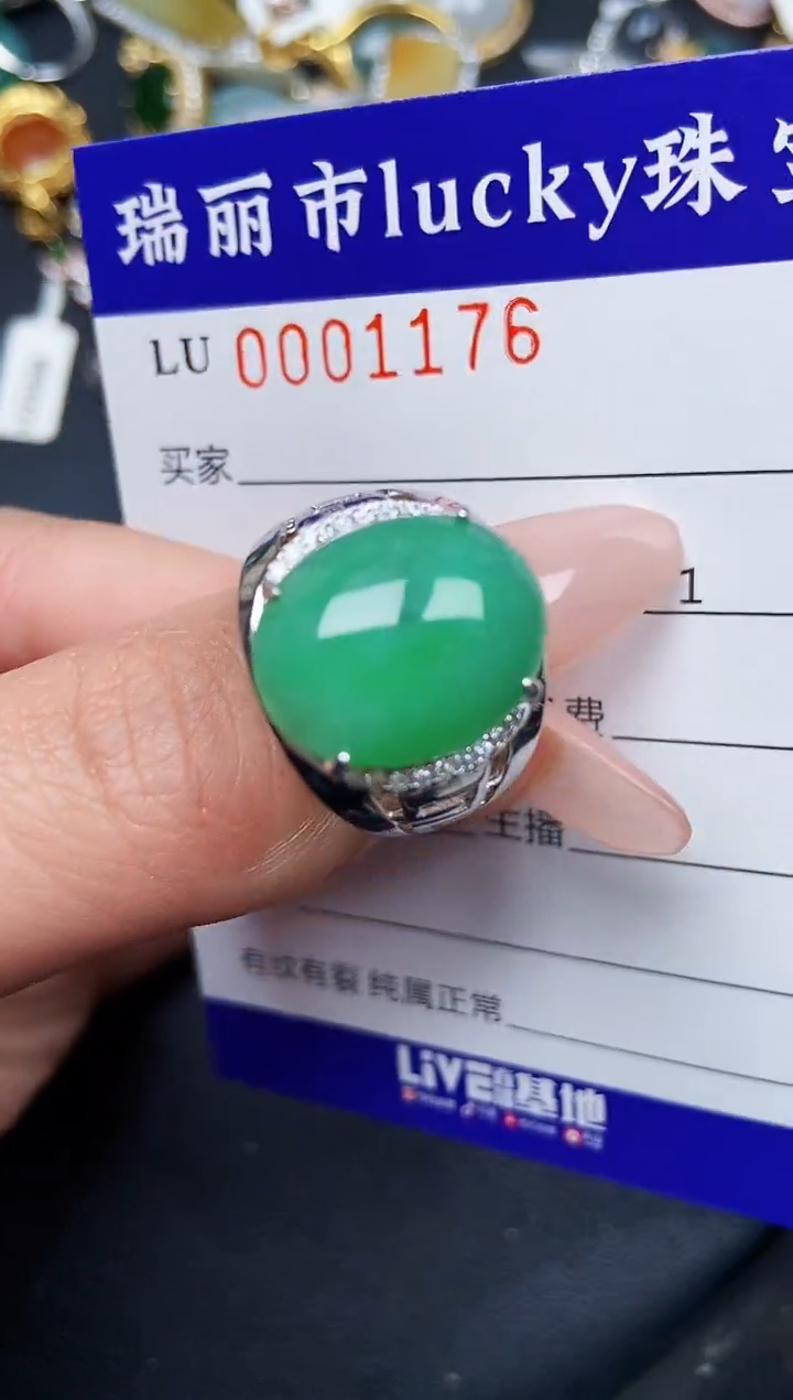 【闪购商品】翡翠颈饰银S925镶嵌1176