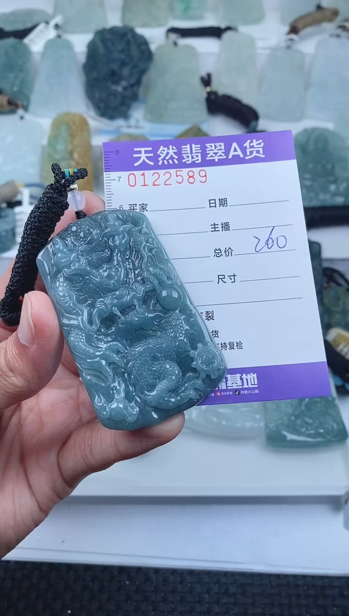 【闪购商品】翡翠颈饰未镶嵌        589