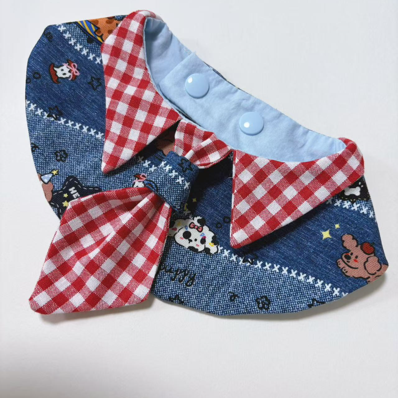 可爱猫咪狗狗口水巾宠物围脖领结围兜小型犬装饰