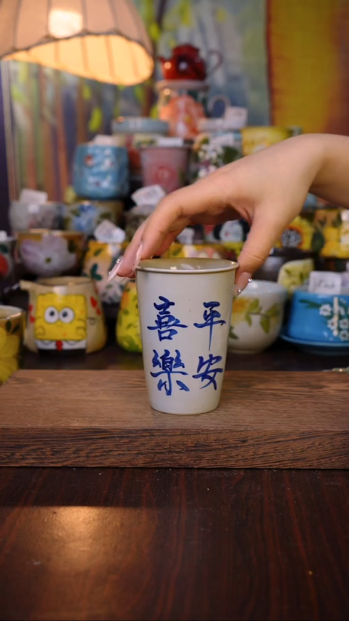 摆件泥垚手作 景德镇手工手绘陶瓷器物