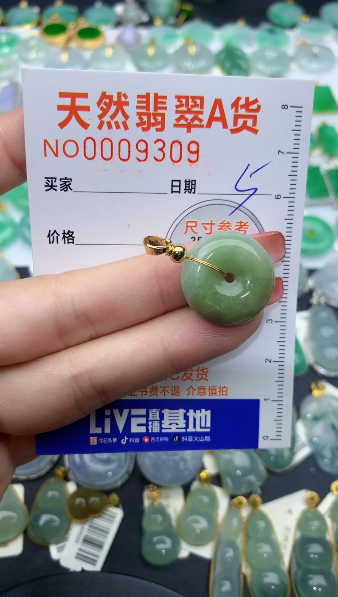 【闪购商品】翡翠颈饰未镶嵌天然缅甸A货翡翠