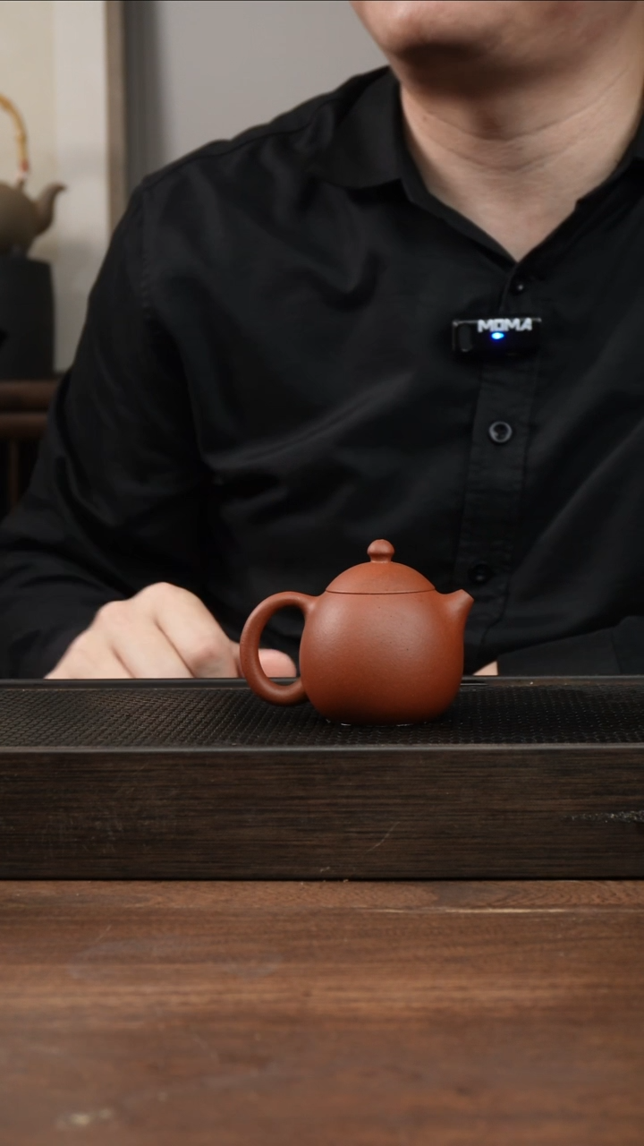 茶杯紫砂红清水小龙蛋     100CC  