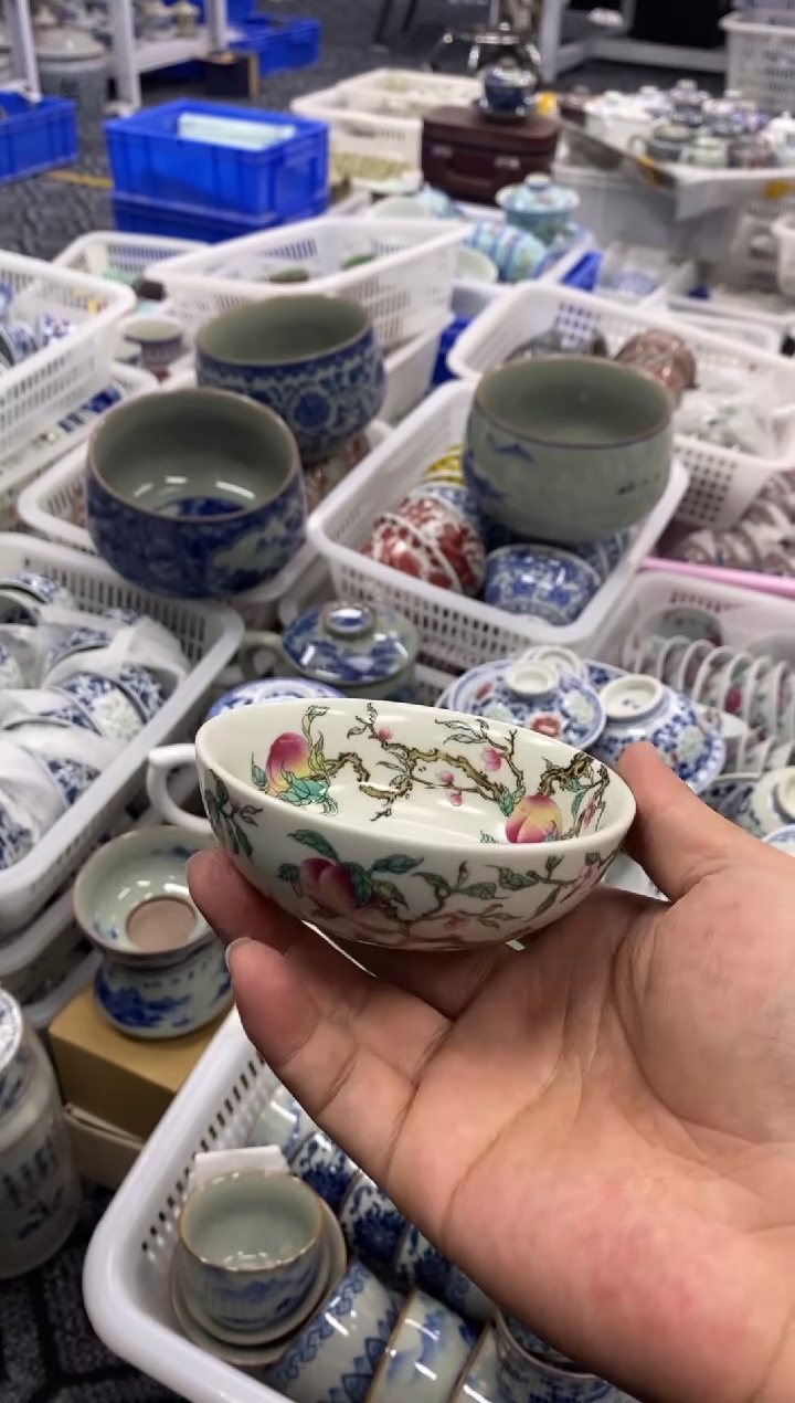摆件陶景德陶瓷茶具容量约80