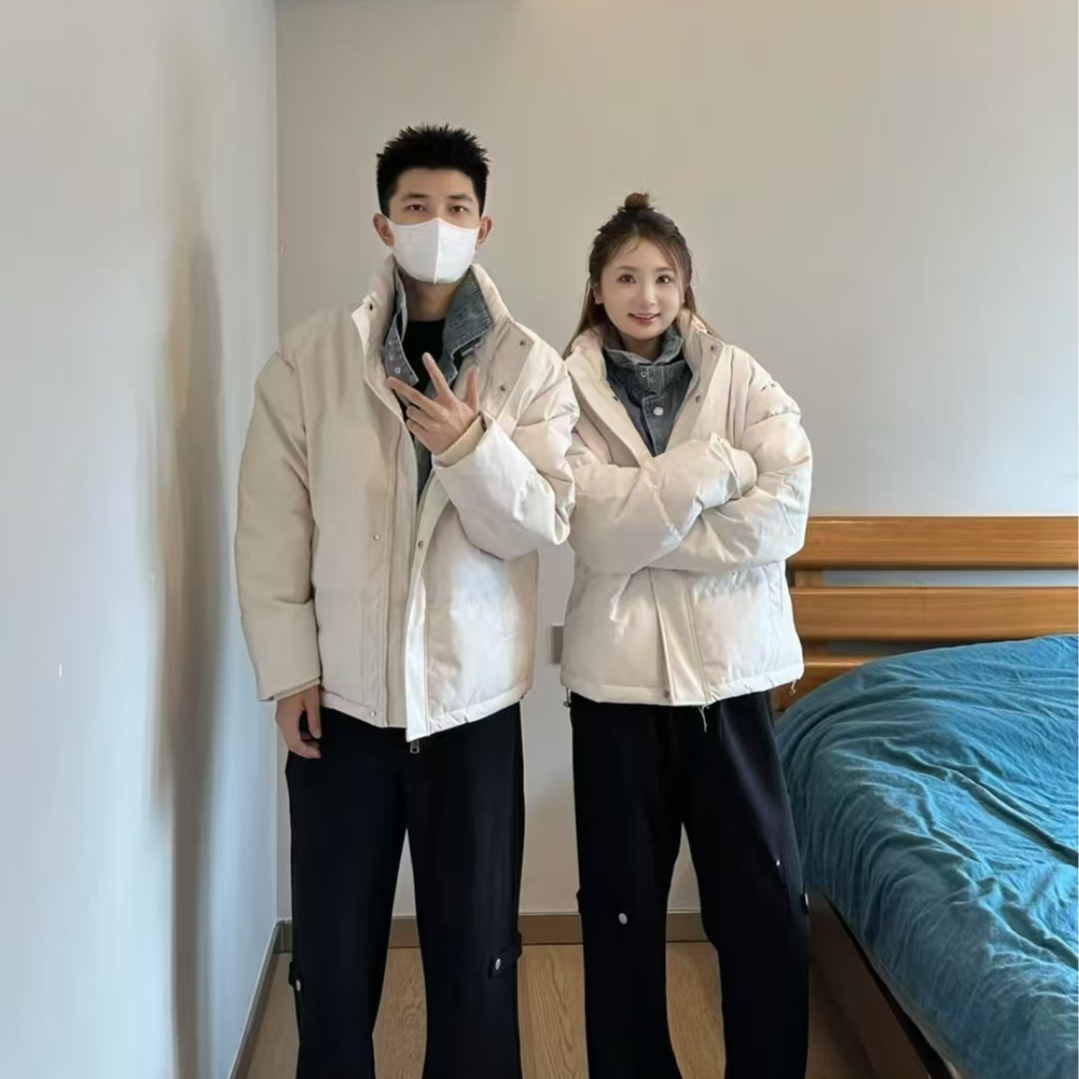 2025年最新款冬季立领刺绣经典保暖外套2