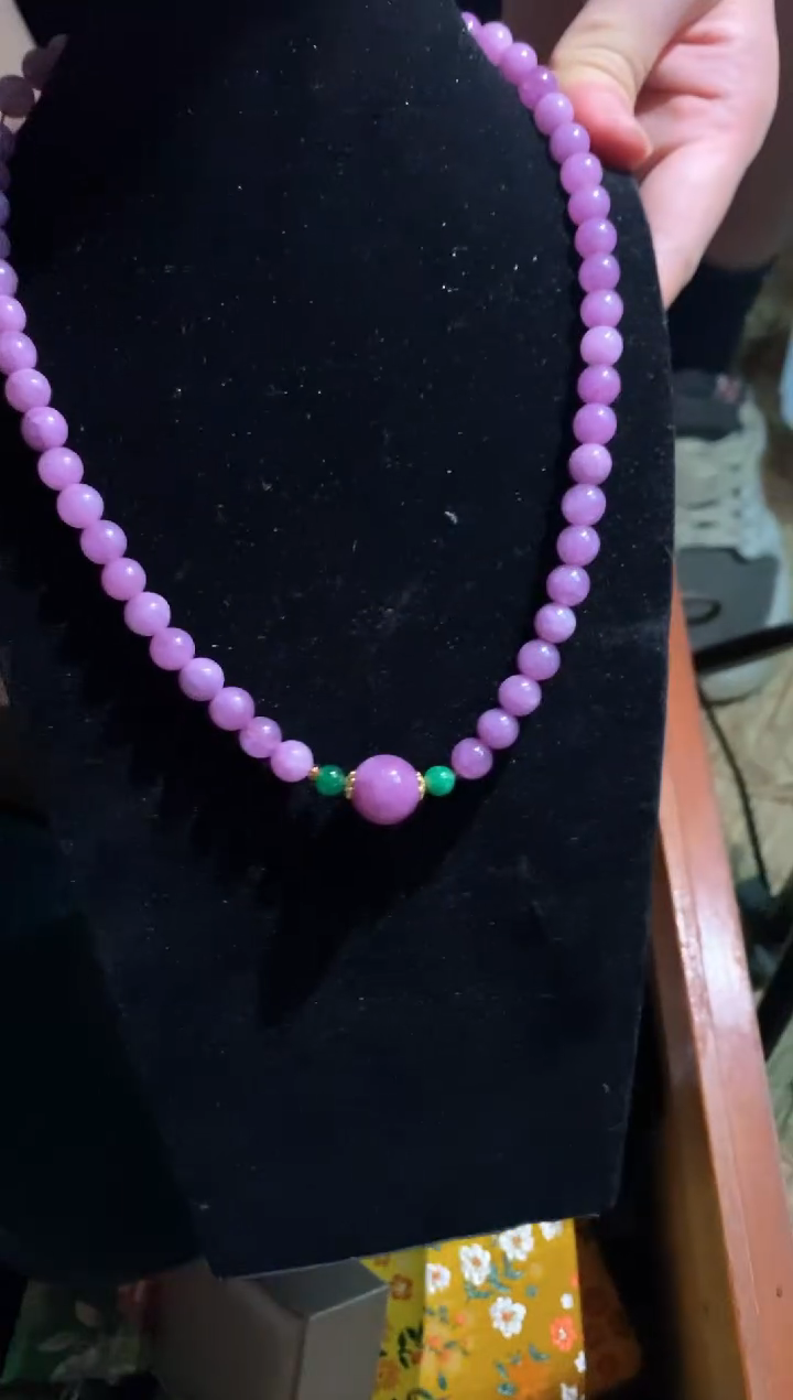 翡翠未镶嵌颈饰永玉阁精品专属摆件