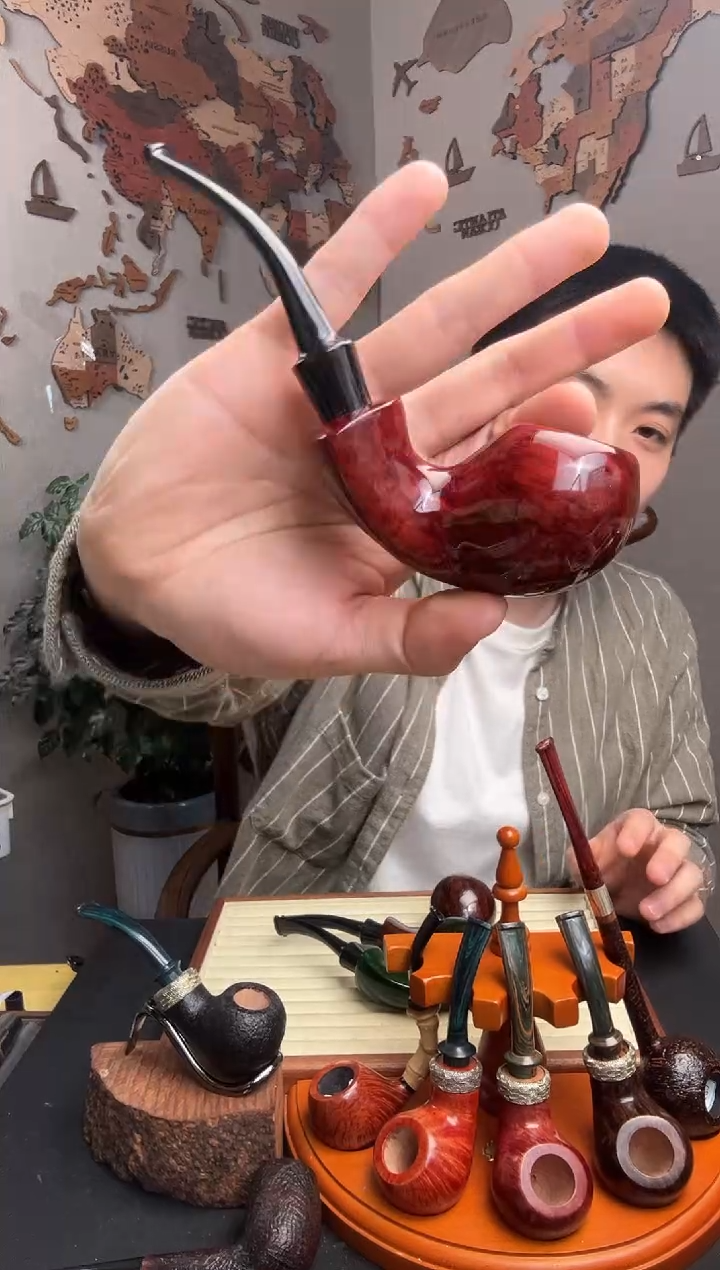 石楠木Y***_进口意大利石楠木烟斗