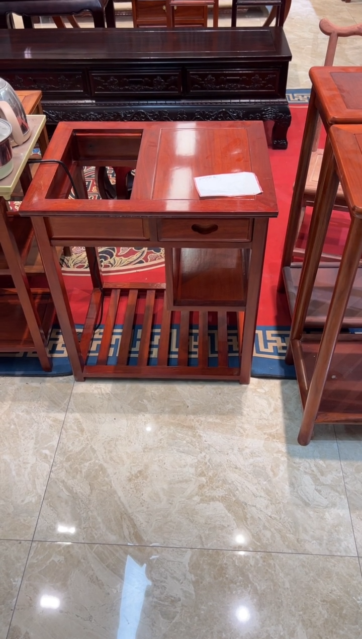 花梨木类家具福利款刚果花梨木茶水架