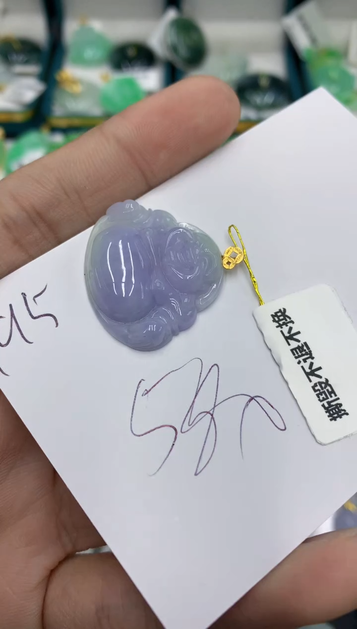 【闪购商品】翡翠颈饰18K金镶嵌翡翠