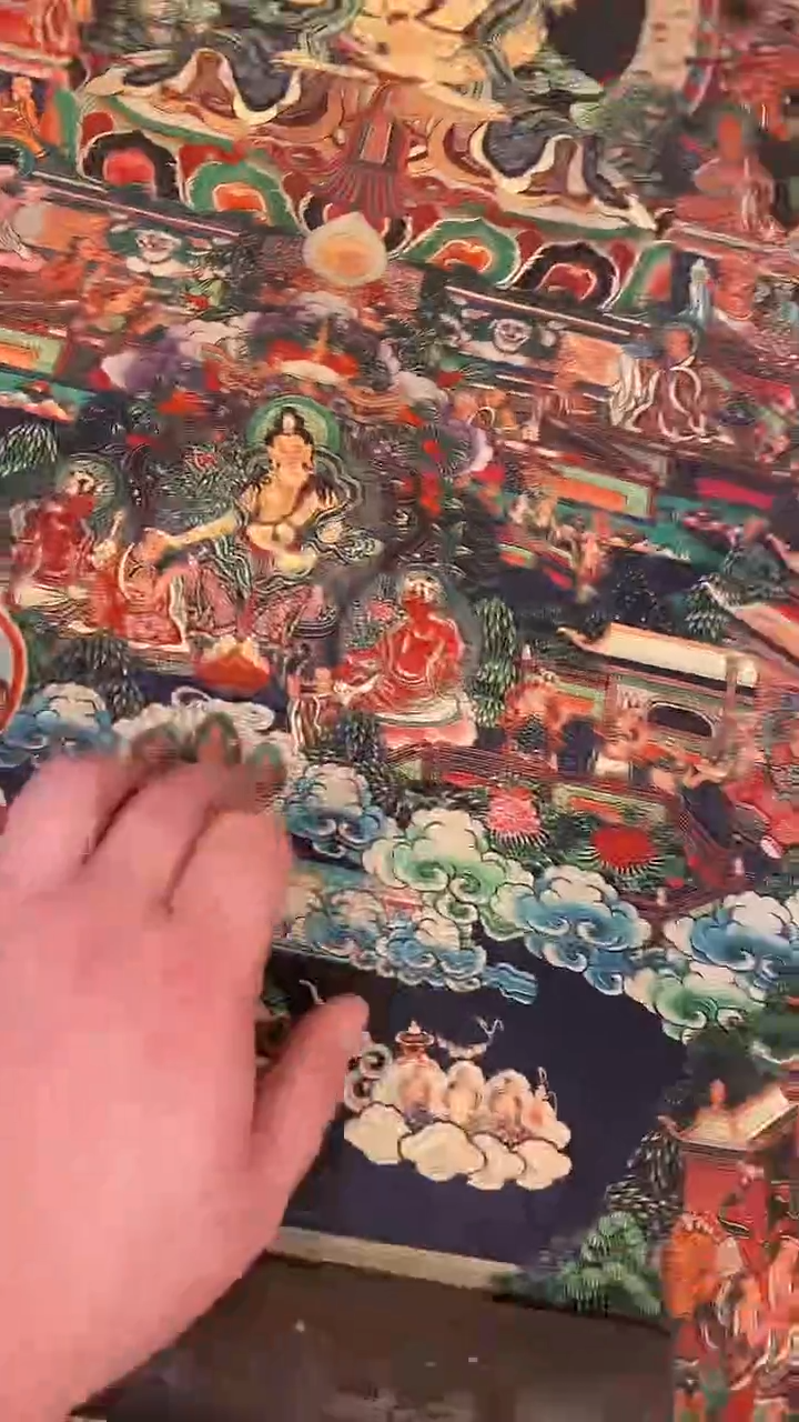 装裱画精美唐卡tk16092