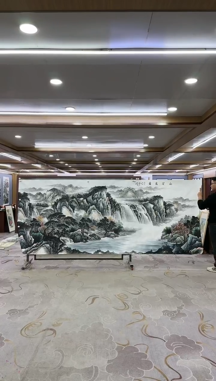 绘画一-邵明义-大丈二-山水国画