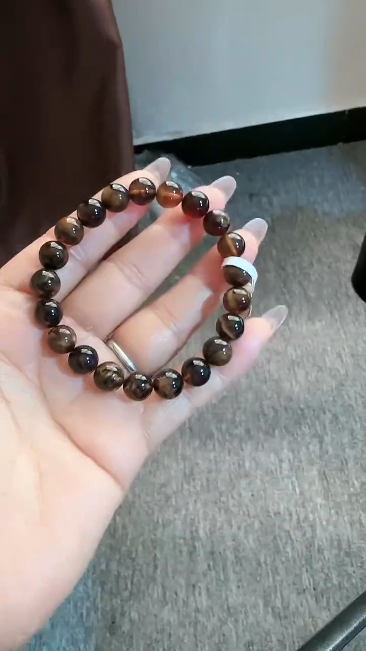 【闪购商品】琥珀手链未镶嵌规格9溶洞蜜手串#35