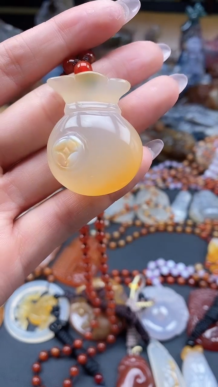 【闪购商品】玛瑙/玉髓颈饰未镶嵌dd