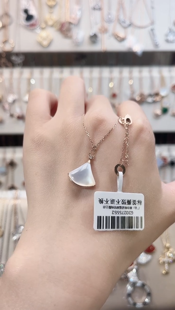 【闪购商品】项链贝壳（贝母）18K金镶嵌18K金镶嵌 K玫