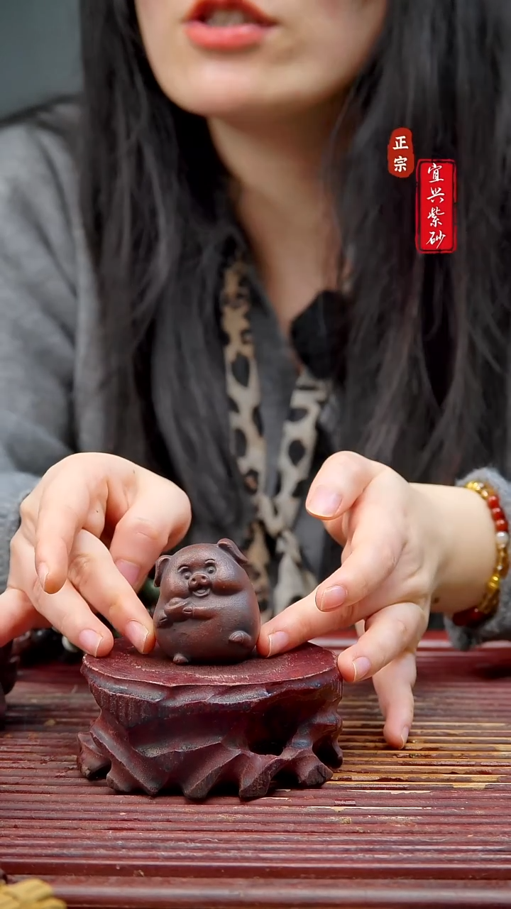 紫砂茶宠宜兴紫砂茶宠摆件