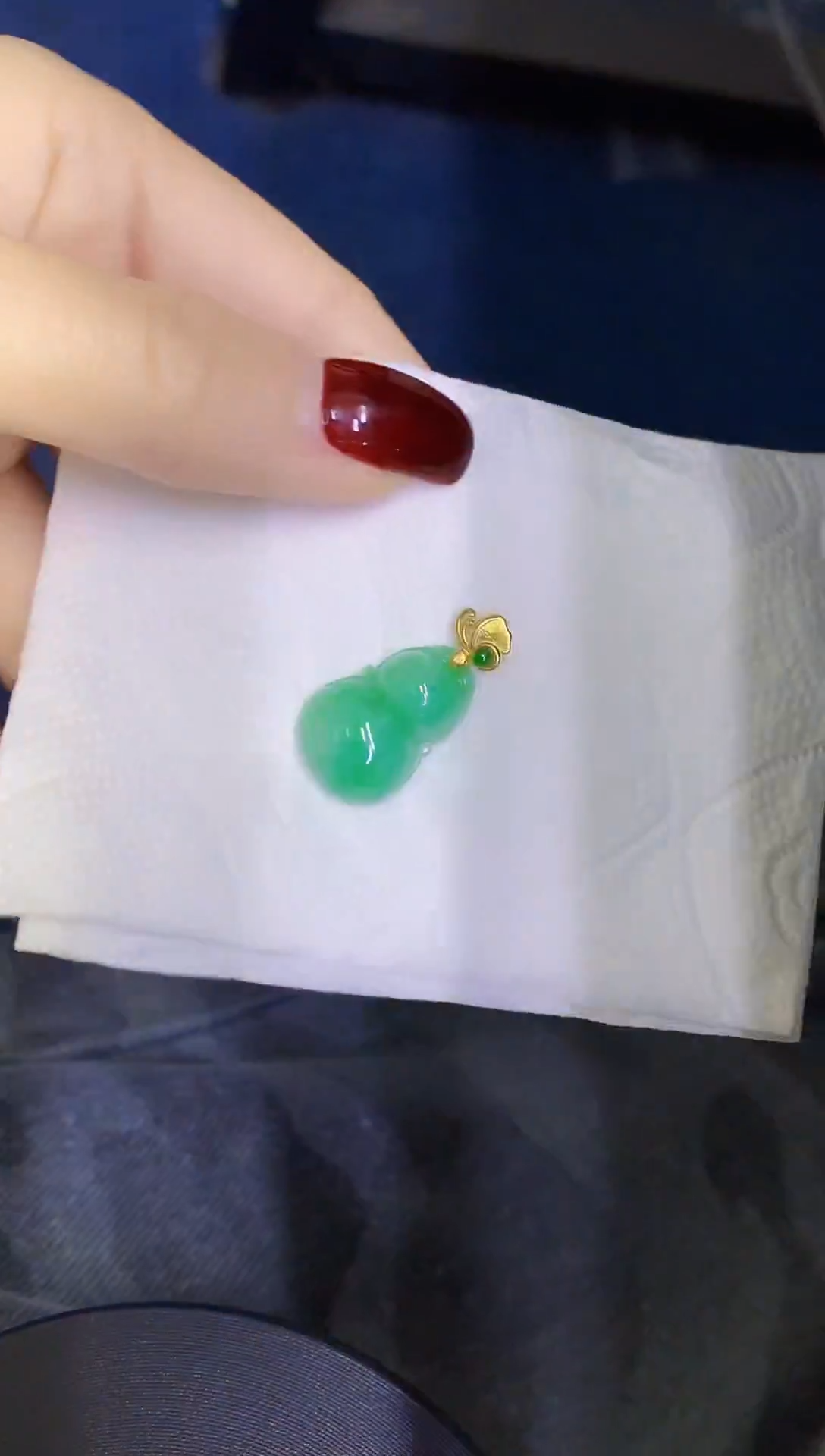 颈饰未镶嵌翡翠缅甸天然翡翠A货