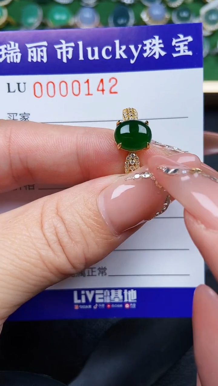 【闪购商品】翡翠颈饰银S925镶嵌0142