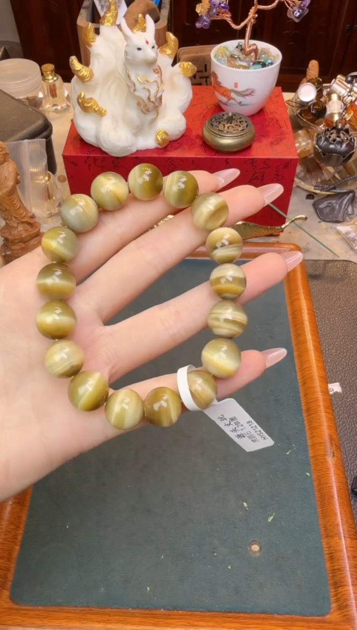 【闪购商品】木变石（虎睛石）手串未镶嵌金眼1.2单圈多样性发其一