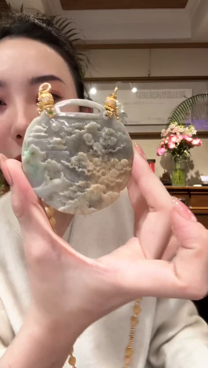 【闪购商品】翡翠颈饰未镶嵌国风