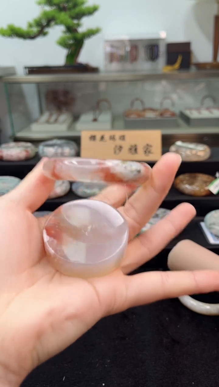 未镶嵌手镯石英质玉53圈口（赠品镯心）6230032