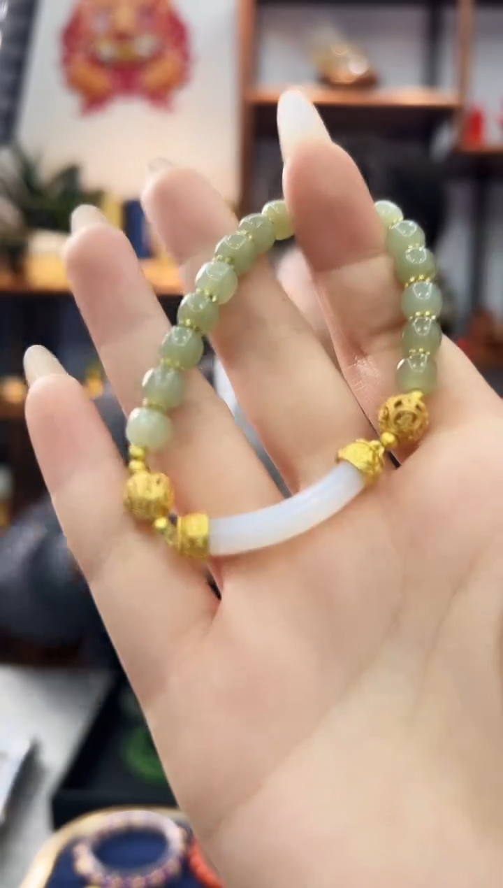 【闪购商品】和田玉手链未镶嵌512134-手串