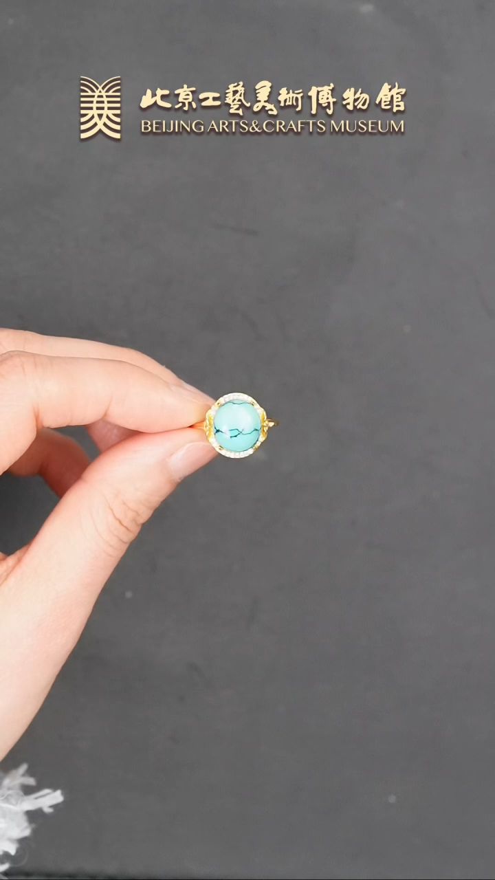 【闪购商品】绿松石戒指银S925镶嵌B0115GMD180绿松石戒指