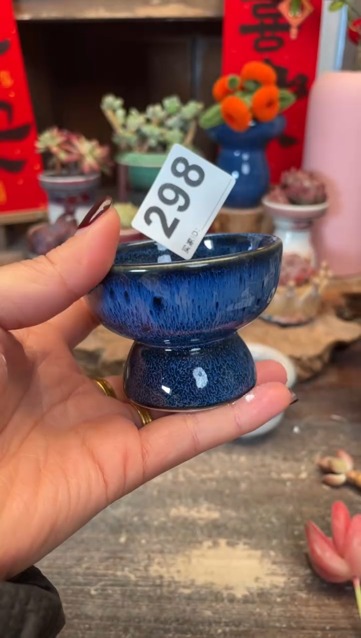 【闪购商品】摆件298微瑕知木小芳花盆