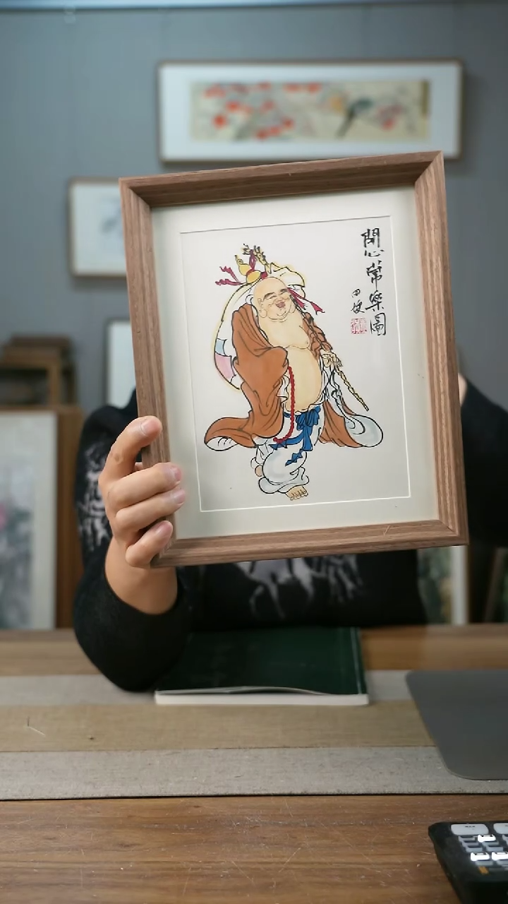 【闪购商品】书法协会会员老师带框作品-手书/绘同款作品