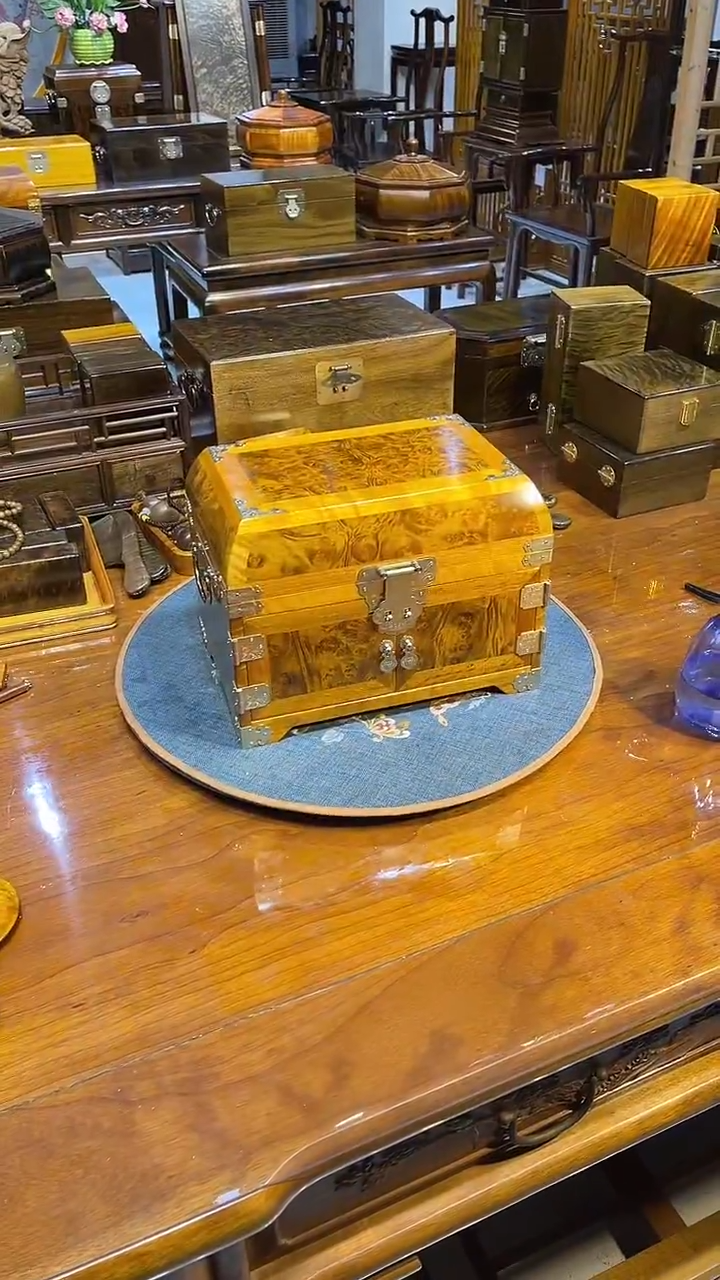 乌木类成套家具瘤疤首饰盒 s7