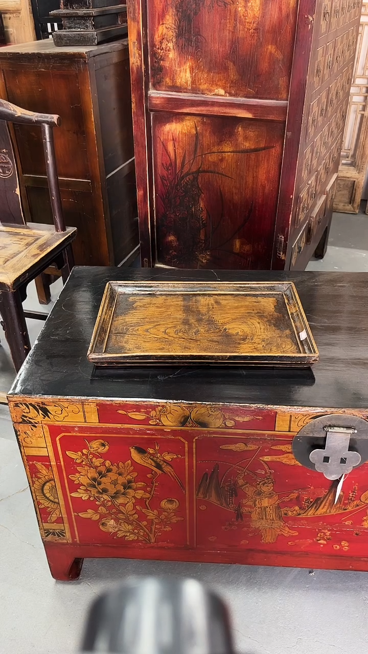 木尽**能纯实木老托盘