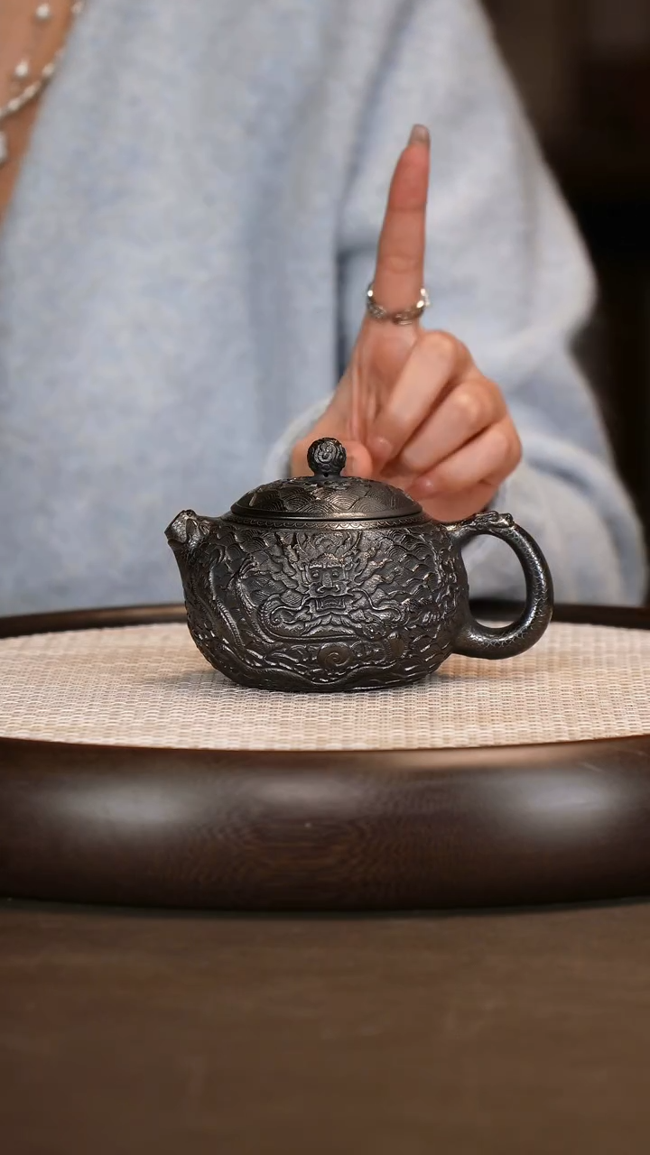 【葛岳纯】西施 玄铁砂 200c+龙杯