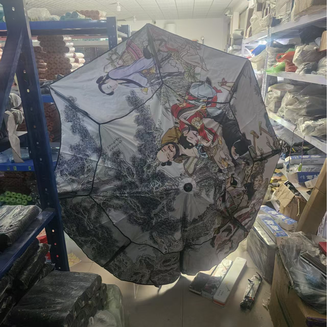 加厚双层大钓伞防暴雨遮阳万向渔伞户外钓鱼伞