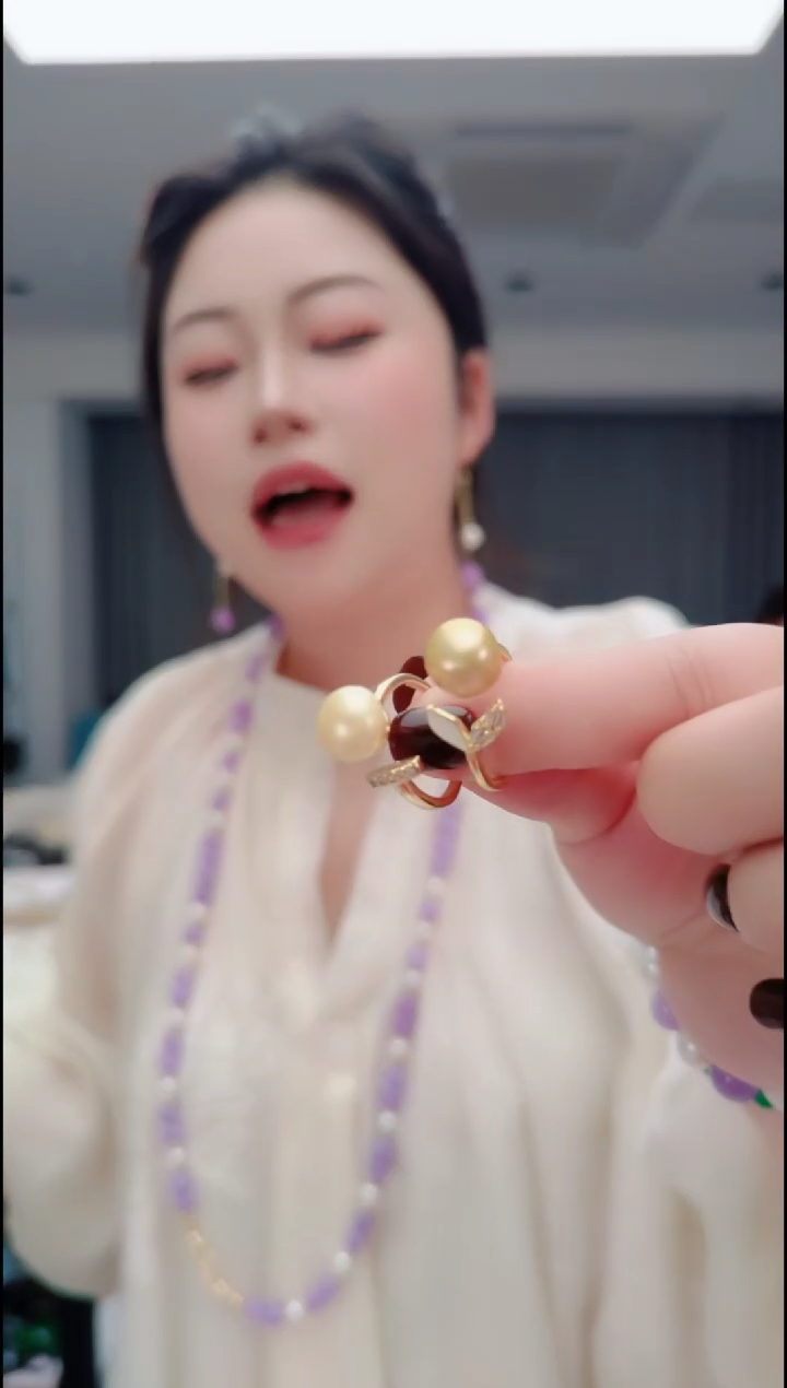 颈饰未镶嵌淡水珍珠2407戒指