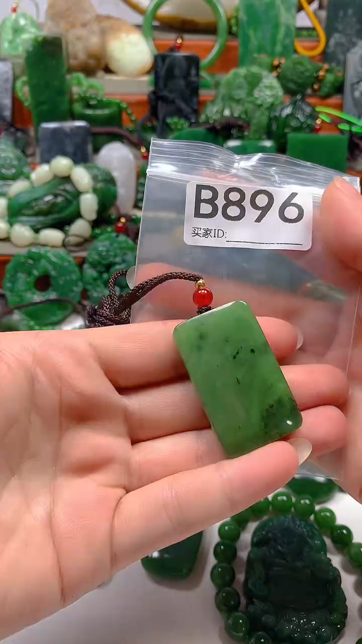 和田玉未镶嵌珠宝半成品11