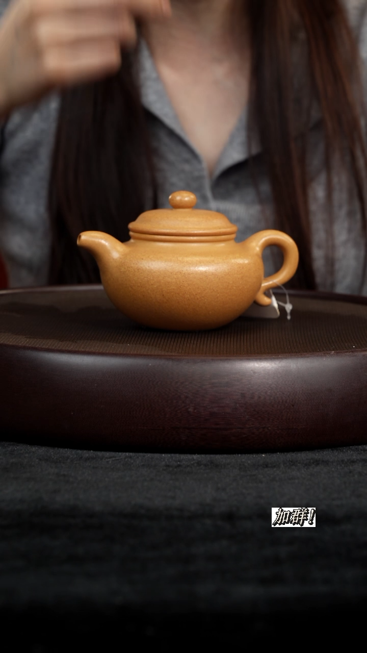 茶壶紫砂FH007049黄金段仿古180c