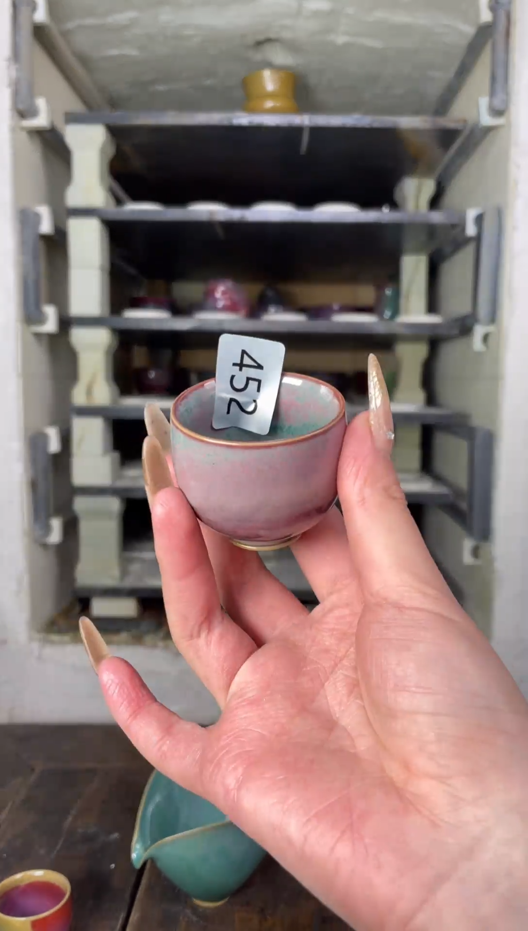 【闪购商品】摆件钧瓷手工茶器窑变