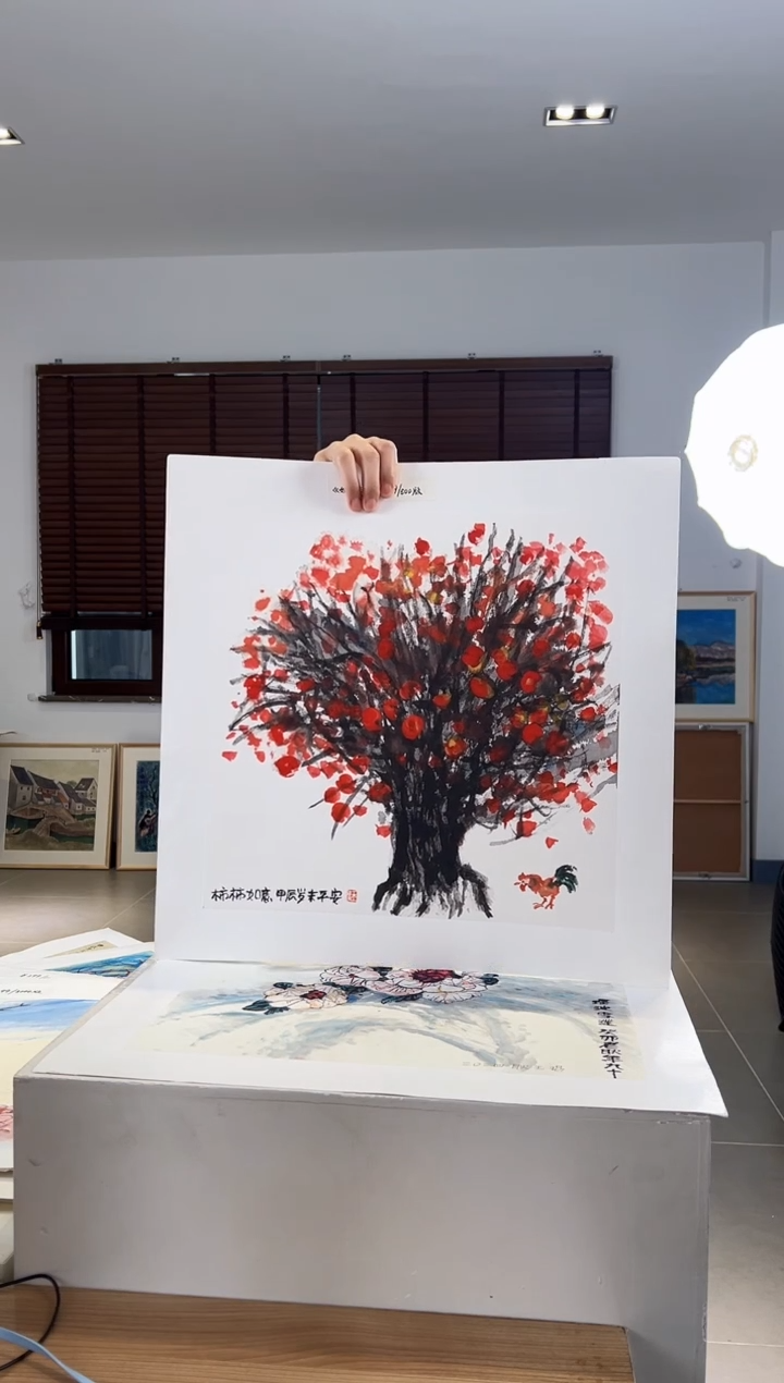 【闪购商品】版画限量亲签盖章版画S