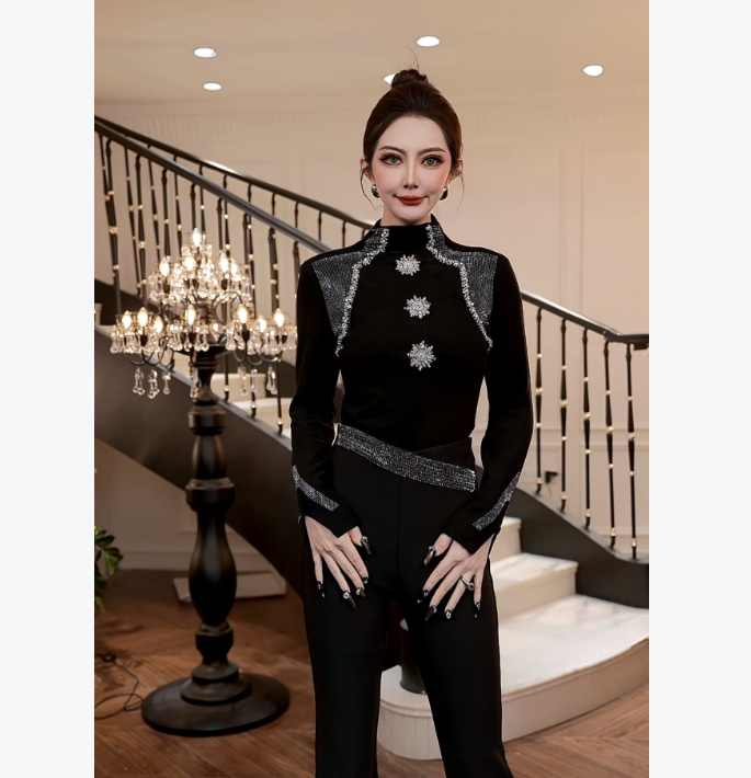 【FUNANI】 轻奢法式高级感重工原创设计感 上衣  X2530837A